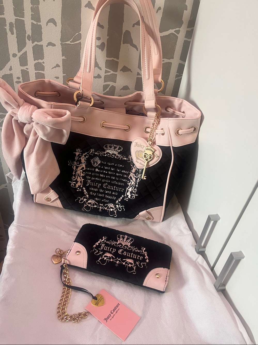 Juicy Couture fairy tale daydreamer and matching wallet โจ